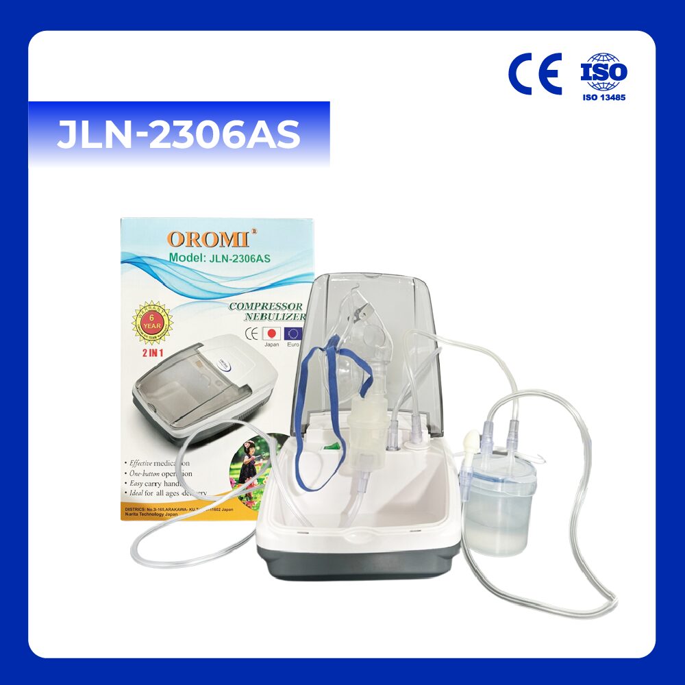 JLN-2306AS - Máy Xông Khí Dung Và Hút Dịch 2 Trong 1JLN-2306AS - Máy Xông Khí Dung Và Hút Dịch 2 Trong 1