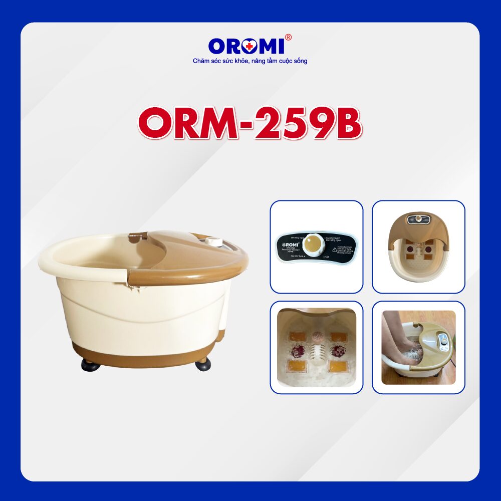 ORM-259B - Bồn/Máy Ngâm Massage Chân OROMI Hồng NgoạiORM-259B - Bồn/Máy Ngâm Massage Chân OROMI Hồng Ngoại