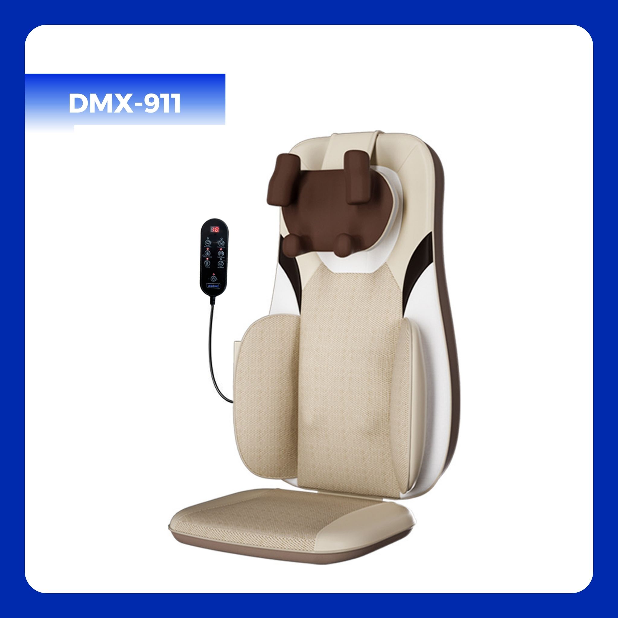 DMX-911 - Đệm Ghế Massage Cao CấpDMX-911 - Đệm Ghế Massage Cao Cấp