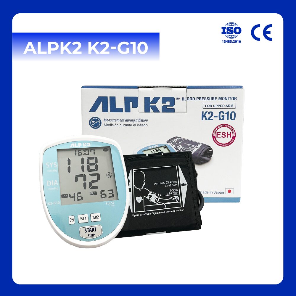 ALPK2-G10 - Máy Đo Huyết Áp Điện Tử Bắp Tay | Chính Hãng Nhật BảnALPK2-G10 - Máy Đo Huyết Áp Điện Tử Bắp Tay | Chính Hãng Nhật Bản