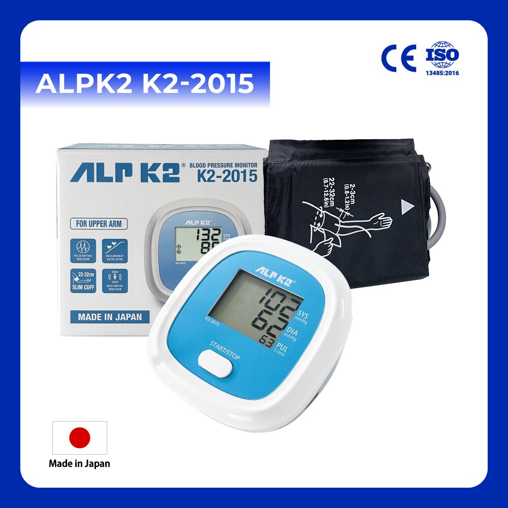 ALPK2 K2-2015 - Máy Đo Huyết Áp Điện Tử Bắp Tay | Chính Hãng Nhật BảnALPK2 K2-2015 - Máy Đo Huyết Áp Điện Tử Bắp Tay | Chính Hãng Nhật Bản