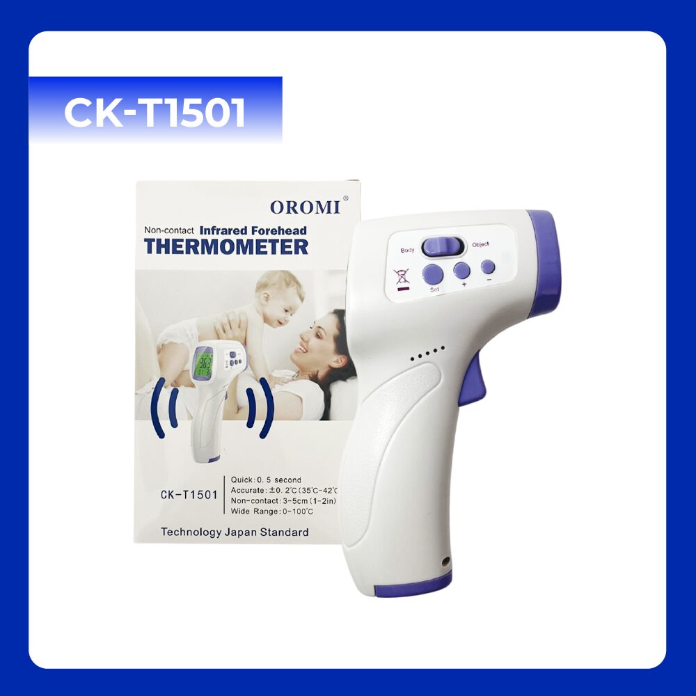 CK-T1501 - Nhiệt Kế Điện Tử Hồng NgoạiCK-T1501 - Nhiệt Kế Điện Tử Hồng Ngoại
