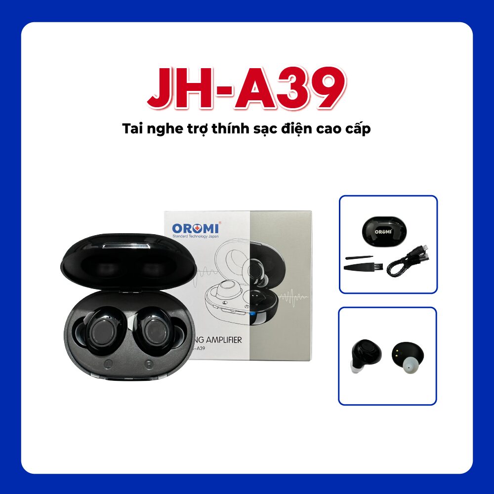 JH-A39 - Tai Nghe Trợ Thính Sạc Điện Cao CấpJH-A39 - Tai Nghe Trợ Thính Sạc Điện Cao Cấp