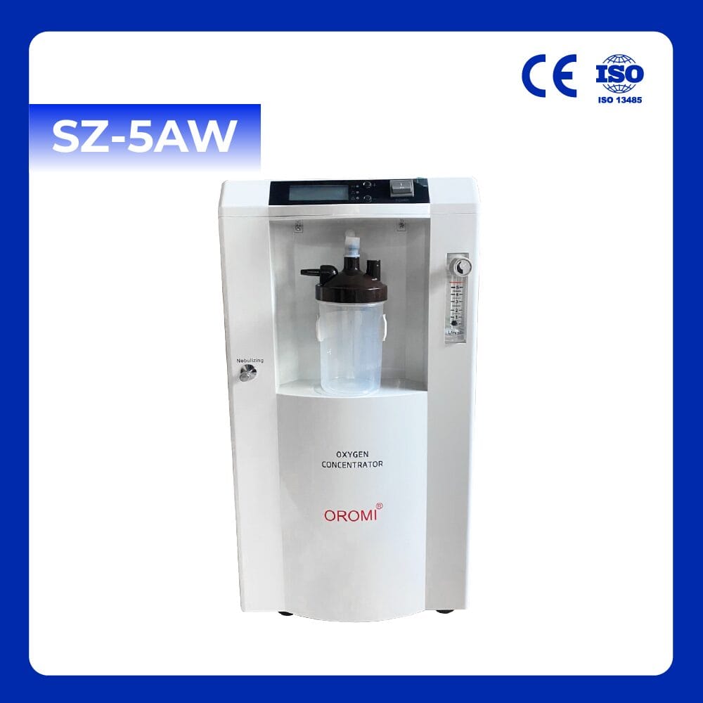 SZ-5AW - Máy Tạo Oxy Tích Hợp Xông Khí DungSZ-5AW - Máy Tạo Oxy Tích Hợp Xông Khí Dung