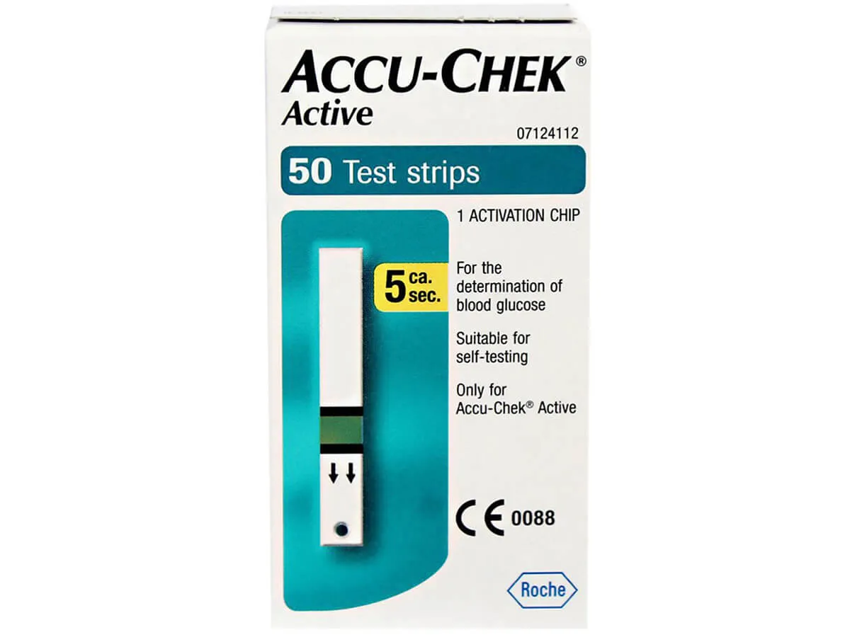 Que thử đường huyết Accu-Chek Active 50