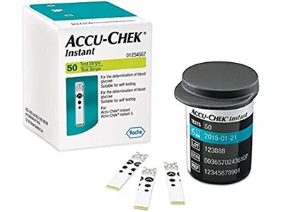Que thử đường huyết Accu-Chek Instant 50