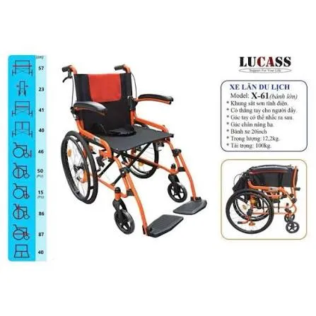 Xe lăn bánh lớn Lucass X-61