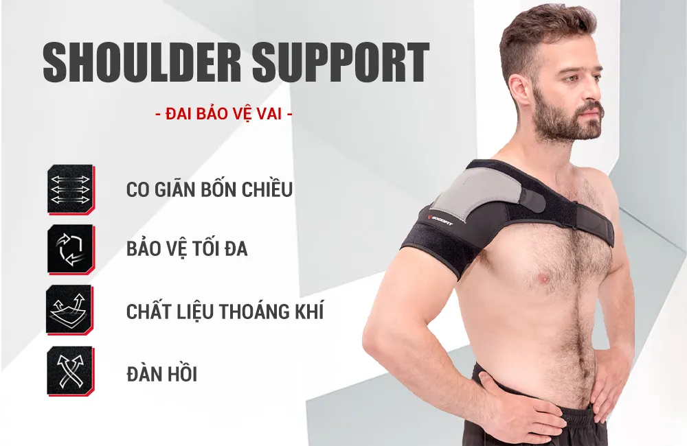 Đai bảo vệ khớp vai chính hãng GoodFit GF701S