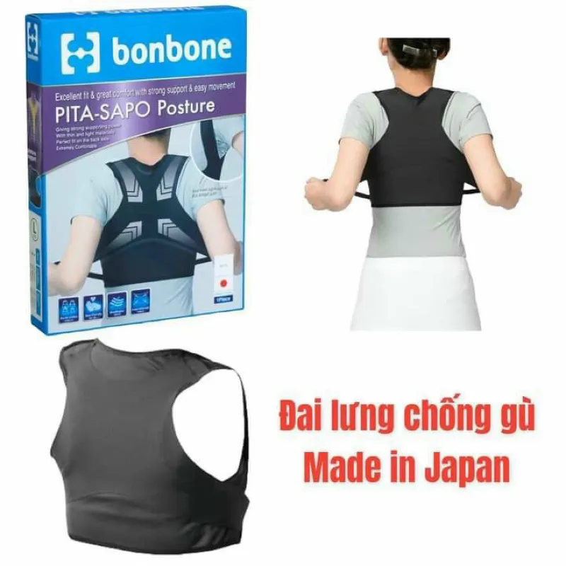 Đai chống gù lưng Bonbone Nhật Bản-PITA SAPO POSTURE