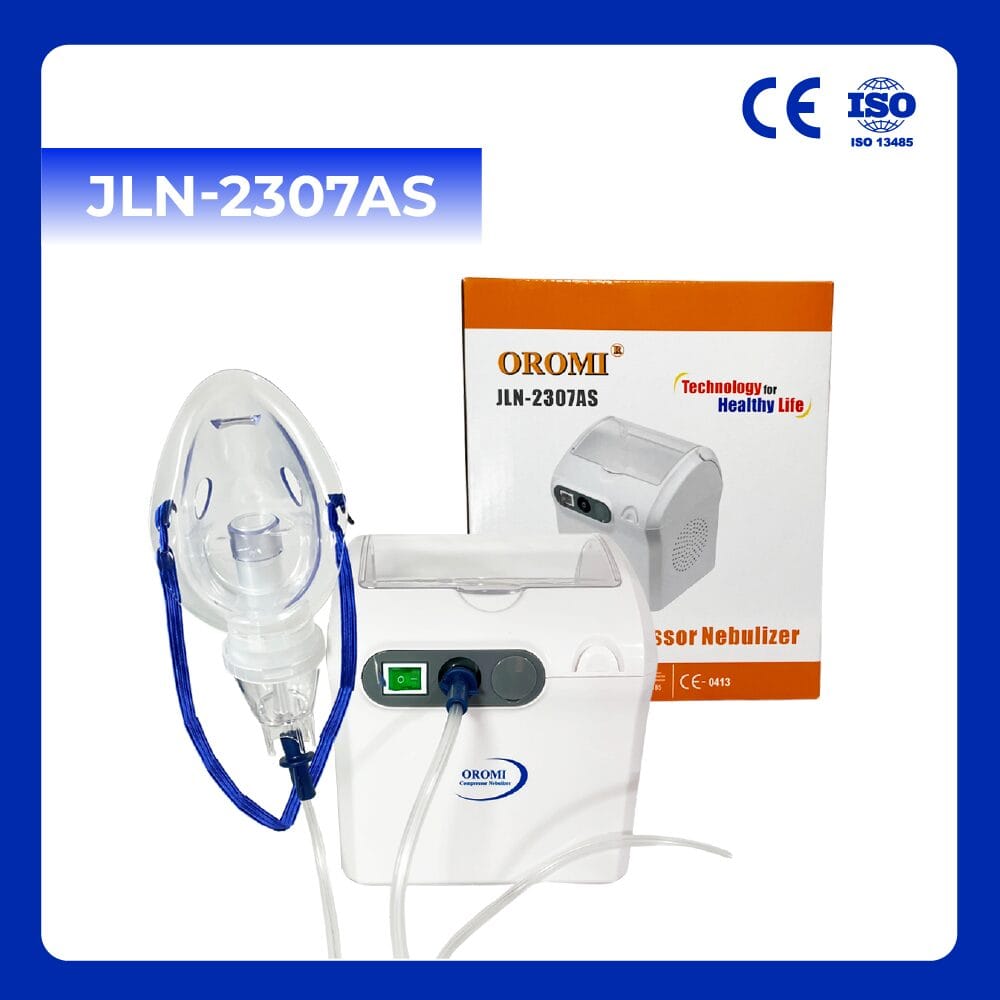 Máy xông khí dung OROMI JLN-2307AS - Xông mũi họng - Hàng chính hãng bảo hành 2 năm