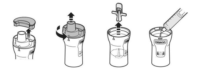 Máy xông khí dung mũi họng Omron NE-C28