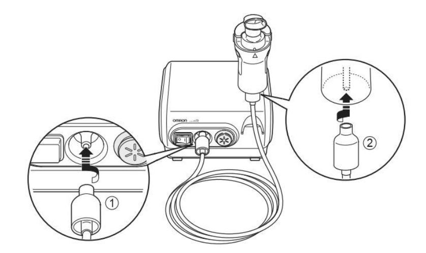 Máy xông khí dung mũi họng Omron NE-C28