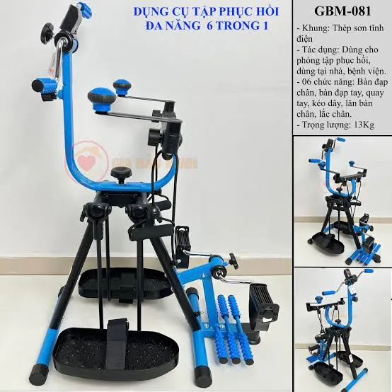 DỤNG CỤ TẬP PHỤC HỒI CHÂN, TAY 6 TRONG 1 GBM-081 - DỤNG CỤ TẬP PHỤC HỒI CHỨC NĂNG