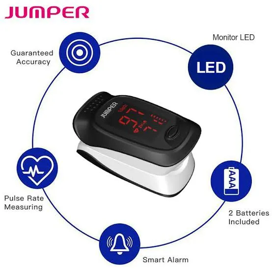 Máy đo nồng độ oxy máu và nhịp tim Jumper JPD-500D (LED)